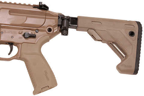 SIG AR-15 SIGMCX 5.56mm NATO 16" Blued Barrel Flat Dark Earth Telescoping Stock M-Lok 30 Round Mag Semi-Automatic Rifle