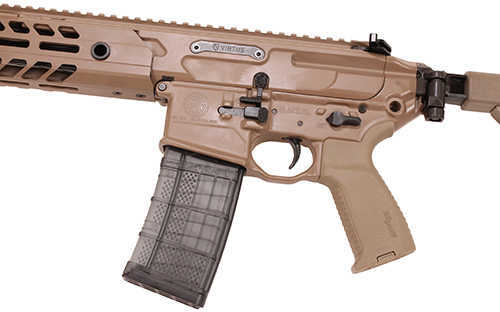 SIG AR-15 SIGMCX 5.56mm NATO 16" Blued Barrel Flat Dark Earth Telescoping Stock M-Lok 30 Round Mag Semi-Automatic Rifle