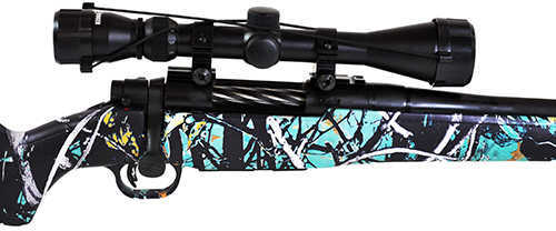 Mossberg Patriot Bolt Action Rifle 243 Win 22" Cerakote Stainless Black Synthetc Stock