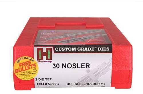 Hornady Custom Grade New Dimension 2-Die Set .30 Nosler Md: 546337