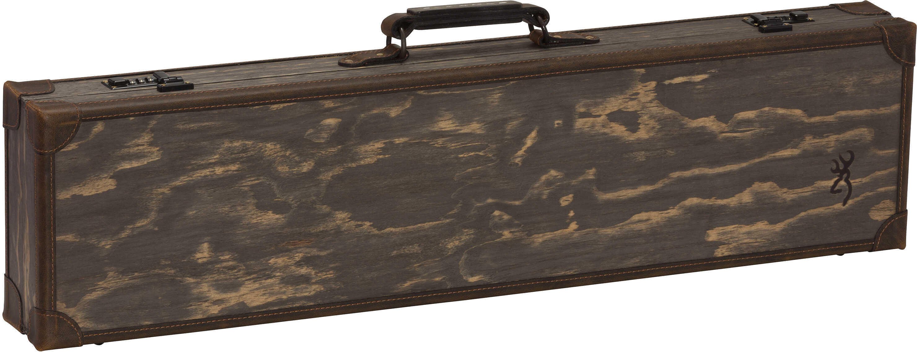 Browning Luggage Case O/U & BT'S To 32" Dark MADERA Wood Grain