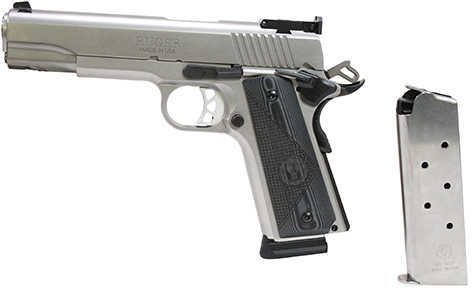 Ruger SR1911 Single Action 45 ACP 5" Barrel 8+1 Rounds Stainless Steel Grip /Frame Semi Automatic Pistol 6736