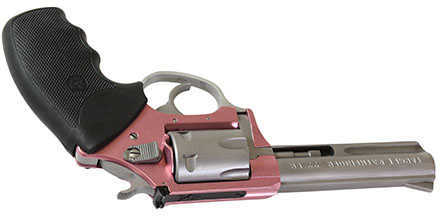 Charter Arms Target Pathfinder Pink Lady Revolver .22 LR 4" Barrel 6 Rounds Black Grips Two Tone Pin