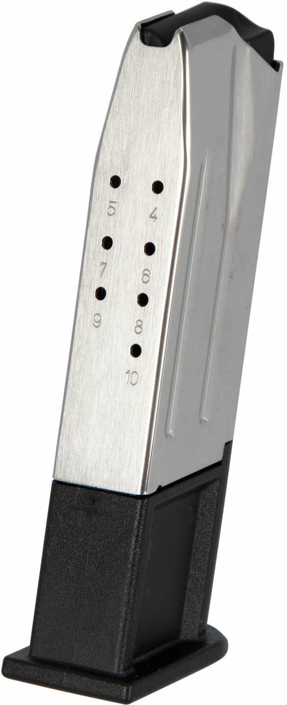 Springfield Armory XD(M) Magazine 9mm Luger 10 Rounds Stainless Steel Black-img-1