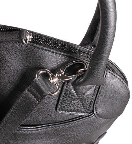 Small Dome Cross body Bag Black