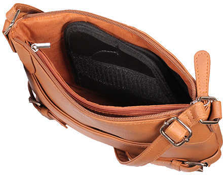 Small Dome Cross body Bag Brown