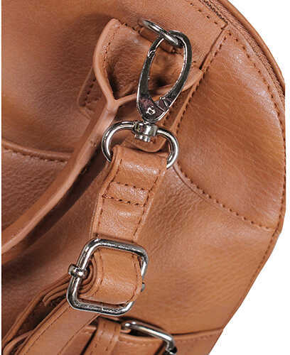 Small Dome Cross body Bag Brown