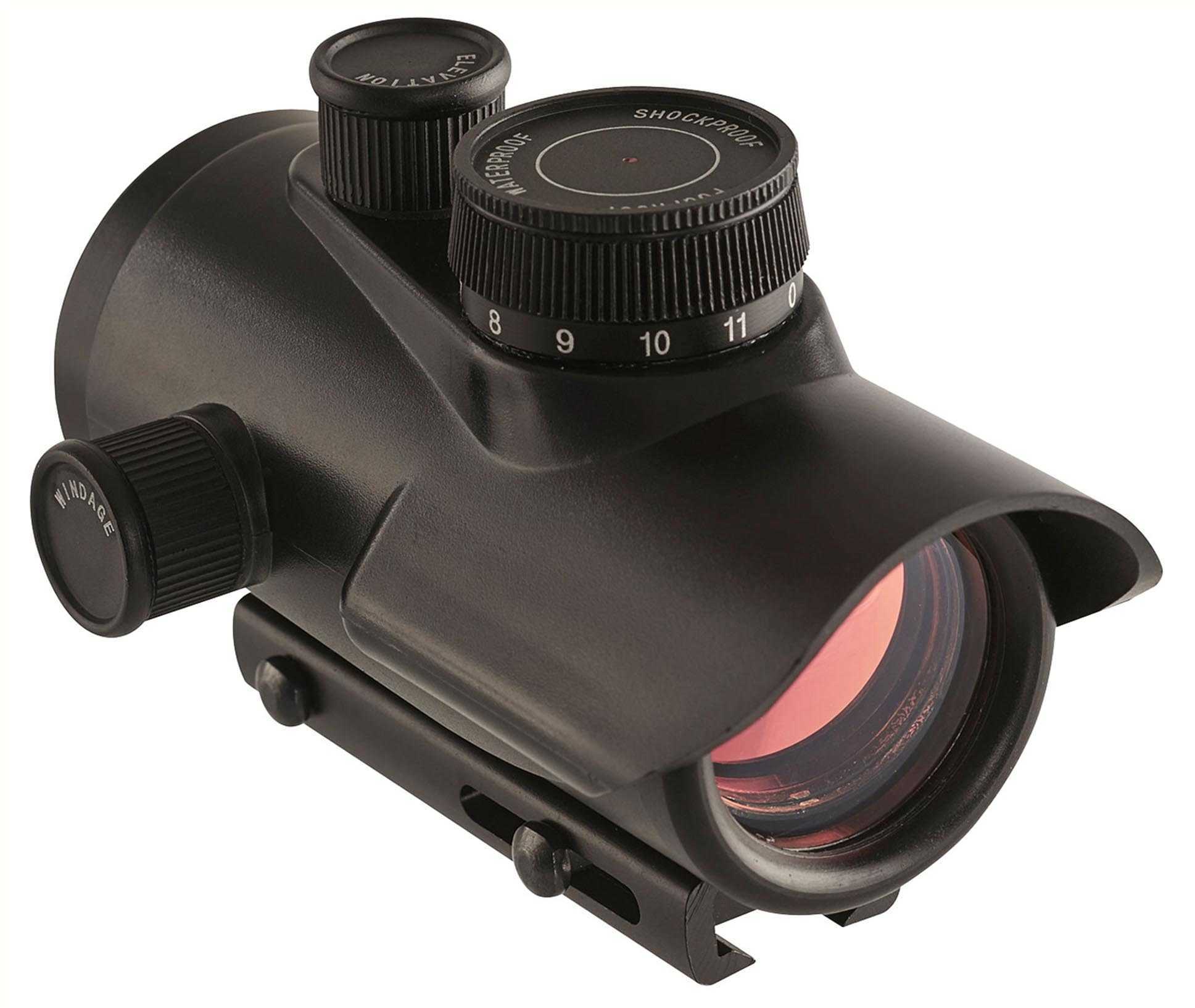 Axeon 1X30mm Red Dot Sight 5-M.O.A. Dot Black Matte