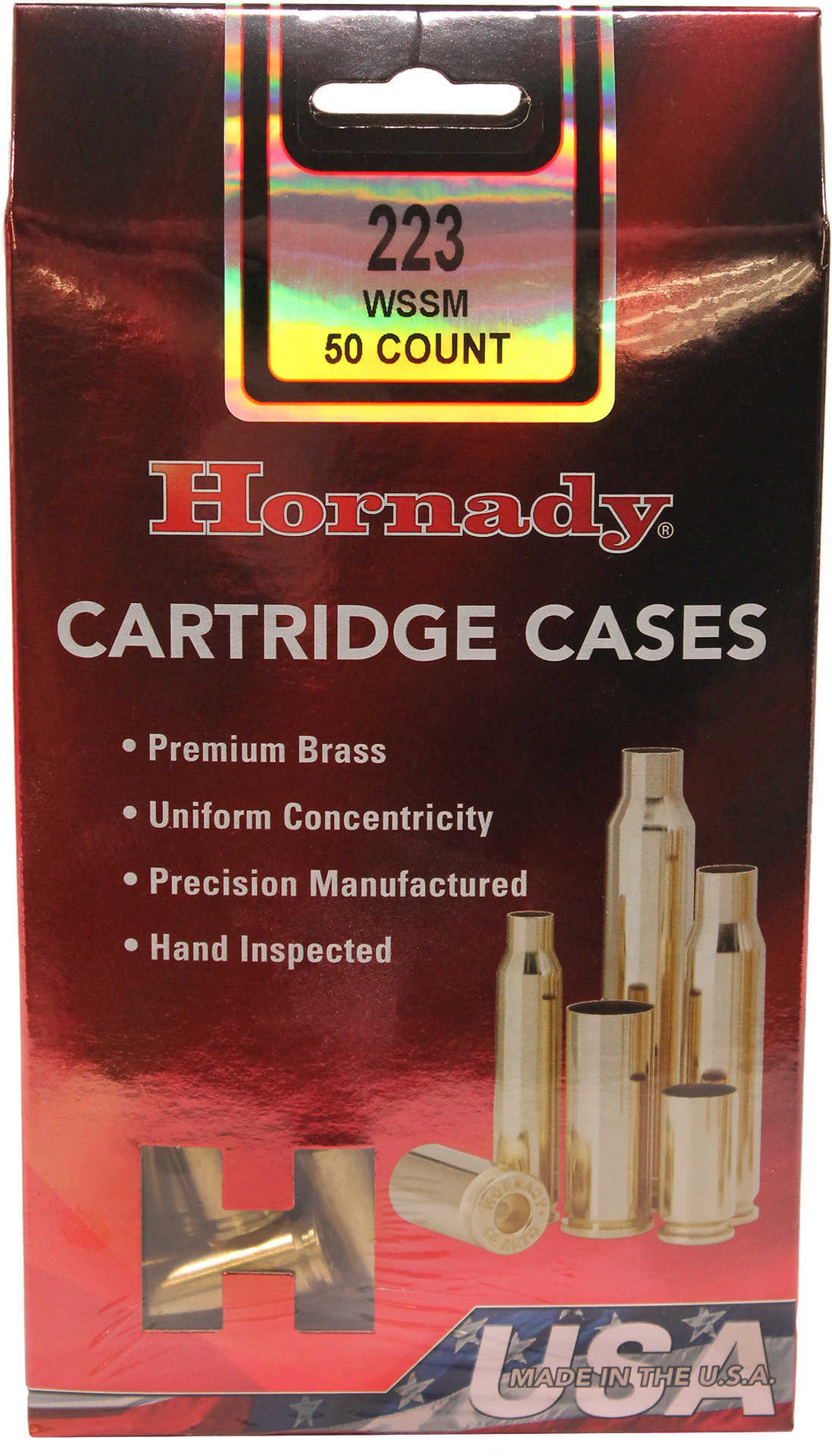 Hornady Unprimed Brass .223 Winchester Super Short Magnum (WSSM), Per 50 Md: 8617