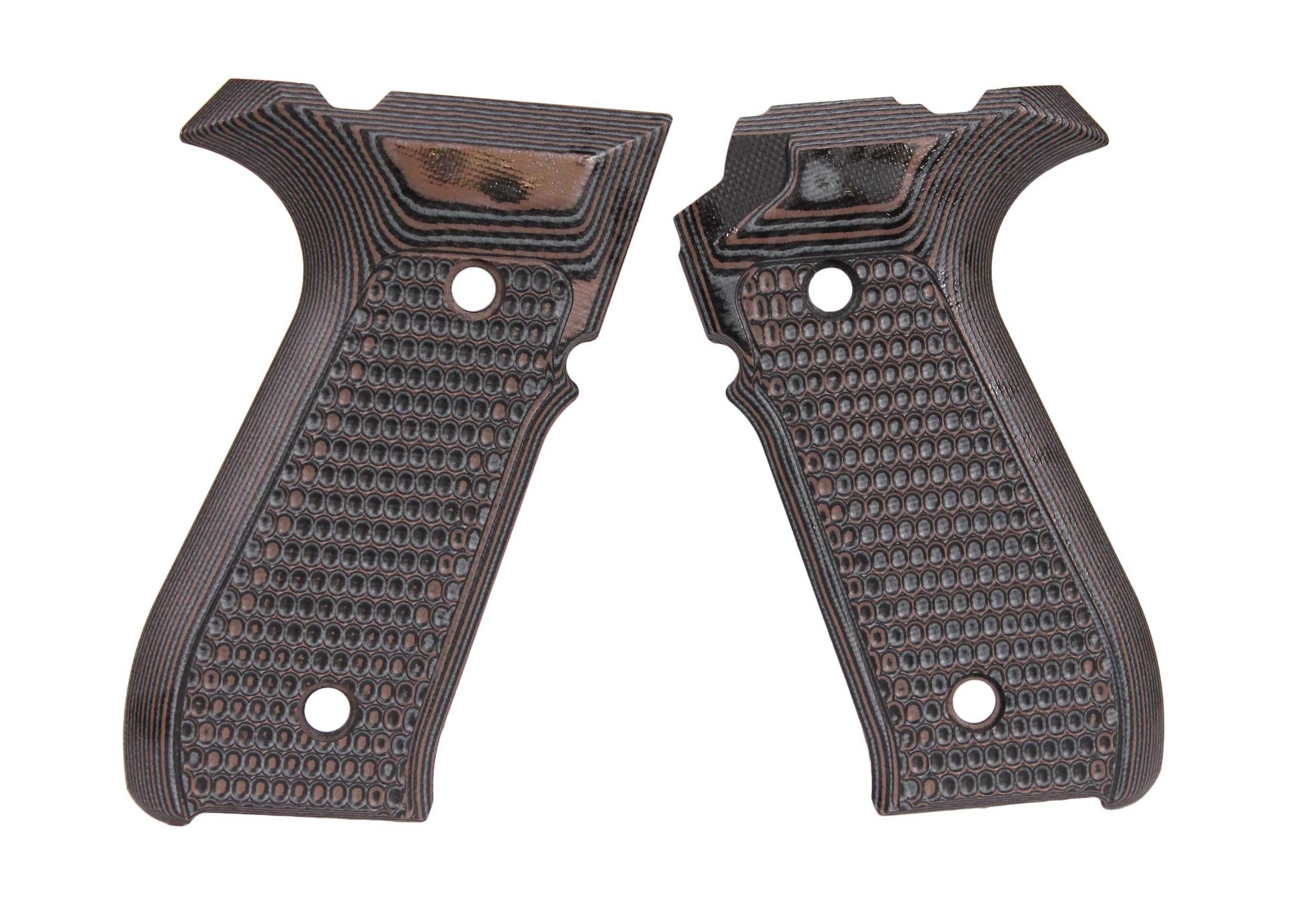 Rex Zero 1 Grips, Piranha G10 G-Mascus, Black/Gray
