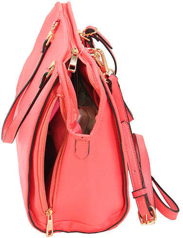 Bulldog Cases Concealed Carrie Purse Satchel Coral