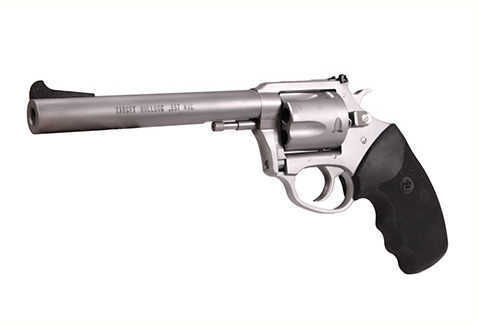 Revolver Charter Arms Target Bulldog 357 Magnum 6" Barrel 5 Round Full Size Grip Stainless Steel Finish