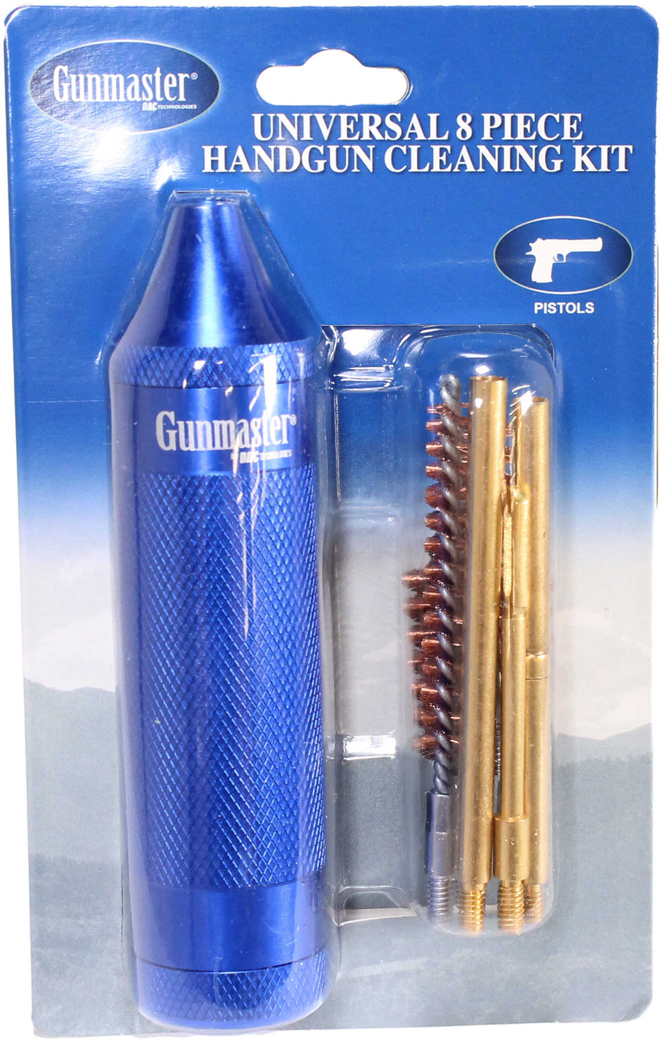 DAC GunMaster Cleaning Kit All Caliber Handgun 8 piece set Clam Pack 38290