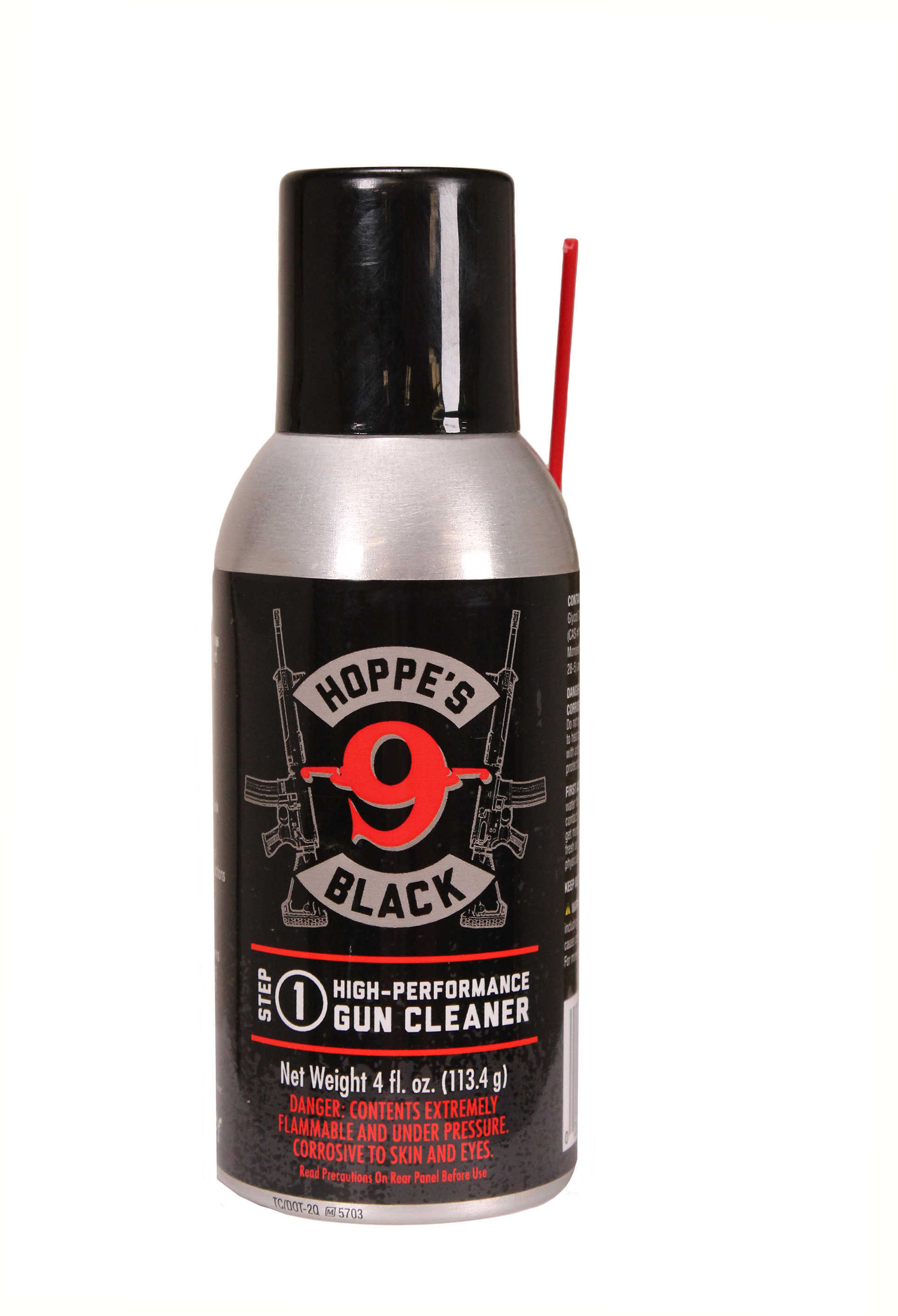 No 9 Black Cleaner with Straw, 4 oz Aerosol