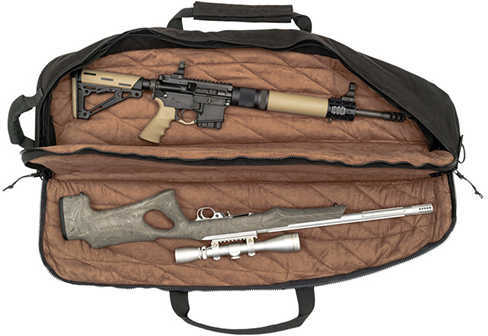 Double Rifle Bag Medium, Front Pocket and Handles, Black