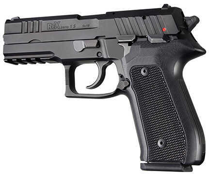 Arex Rex Zero 1 Grips Checkered G10, Solid Black