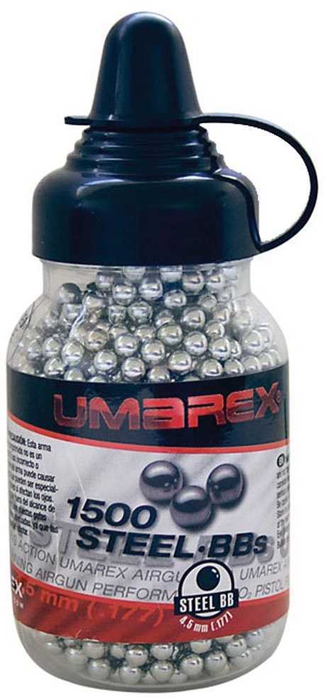 Umarex Precision .177 Caliber Steel BBs 5.1 Grains Bottle of 1500