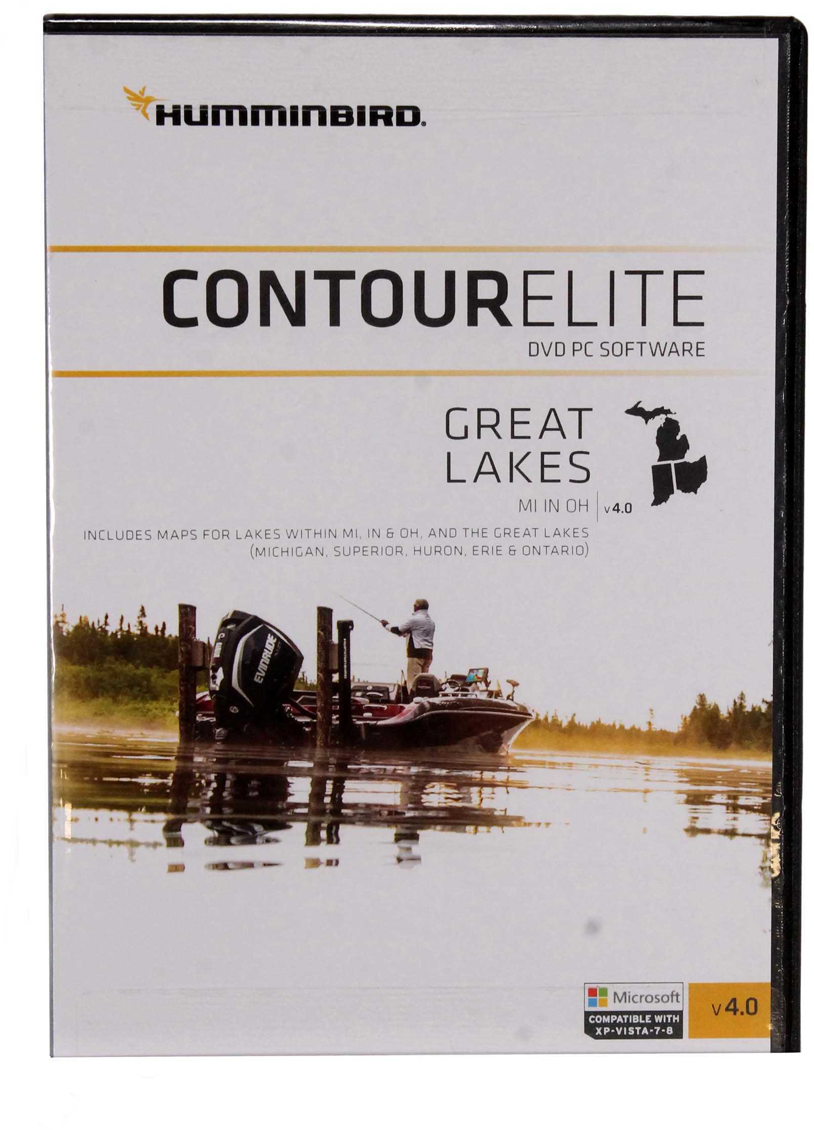 HUMMINBIRD Contour Elite Great Lakes Software Md: 600016-4