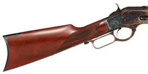 Taylors 1873 Rifle Checkered Straight Stock 18" Barrel .357 magnum-img-1