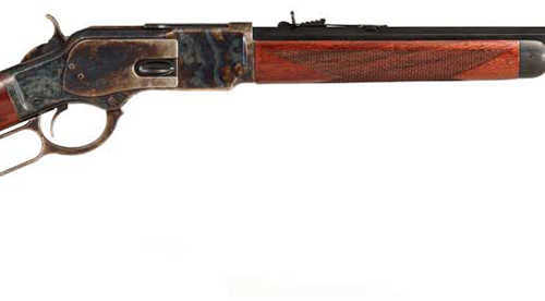 Taylors 1873 Rifle Checkered Straight Stock 18" Barrel .357 magnum-img-2