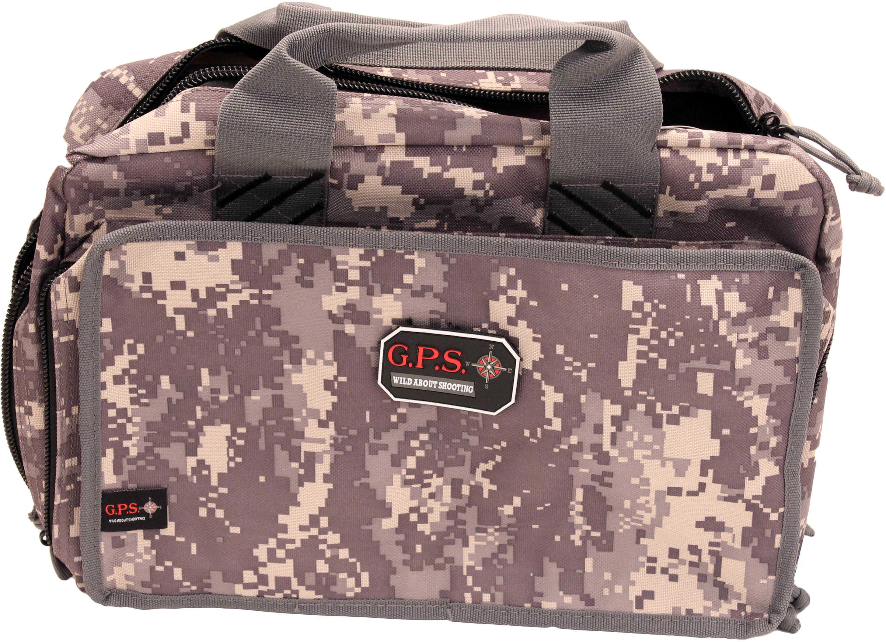 G Outdoors Inc. Quad Pistol Case with Quilted Tricot Lining Nylon Digital Camo 1310PCDC