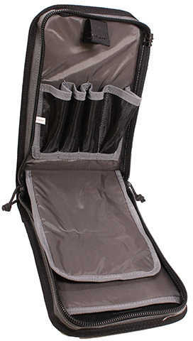 G Outdoors Tactical Pistol Case Range Backpack Gray