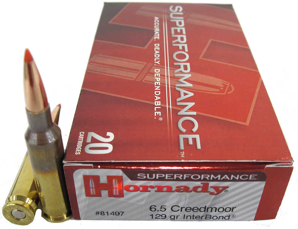 6 5 creedmoor 20 rounds ammunition hornady 129 grain soft point 84518