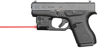 Reactor 5 Gen II Red Laser for Glock 43 with ECR Instant On Holster, Black