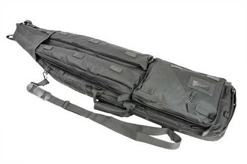 NCSTAR Drag Bag 45" Rifle Case Nylon Urban Gray Includes Backpack Shoulder Straps CVDB2912U