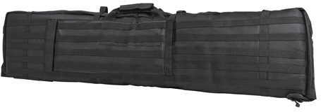 NCSTAR Rifle Case Shooting Mat 48" Unfolds to 66" Shooters Nylon Black Exterior PALS Webbing Includes Ba