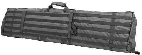 NCSTAR Rifle Case Shooting Mat 48" Unfolds to 66" Shooters Nylon Urban Gray Exterior PALS Webbing Includ