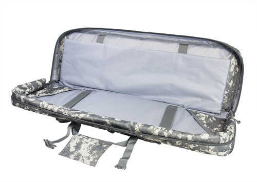 NCSTAR Double Carbine Case 36" Rifle Nylon Gray Digital Camo Exterior PALS Webbing Interior Padded with Thick Foam