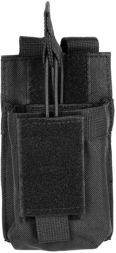 NCSTAR Single AR Magazine Pouch Nylon Black MOLLE Straps for Attachment Fits One Style CVAR1MP2929B