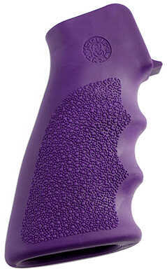 AR-15 Rubber Grip with Finger Grooves, Purple