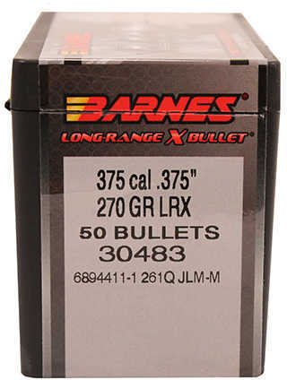 Barnes 375 Caliber Bullets LRX Long-Range Hunting 270 Grains Boat Tail Per 50 Md: 30483