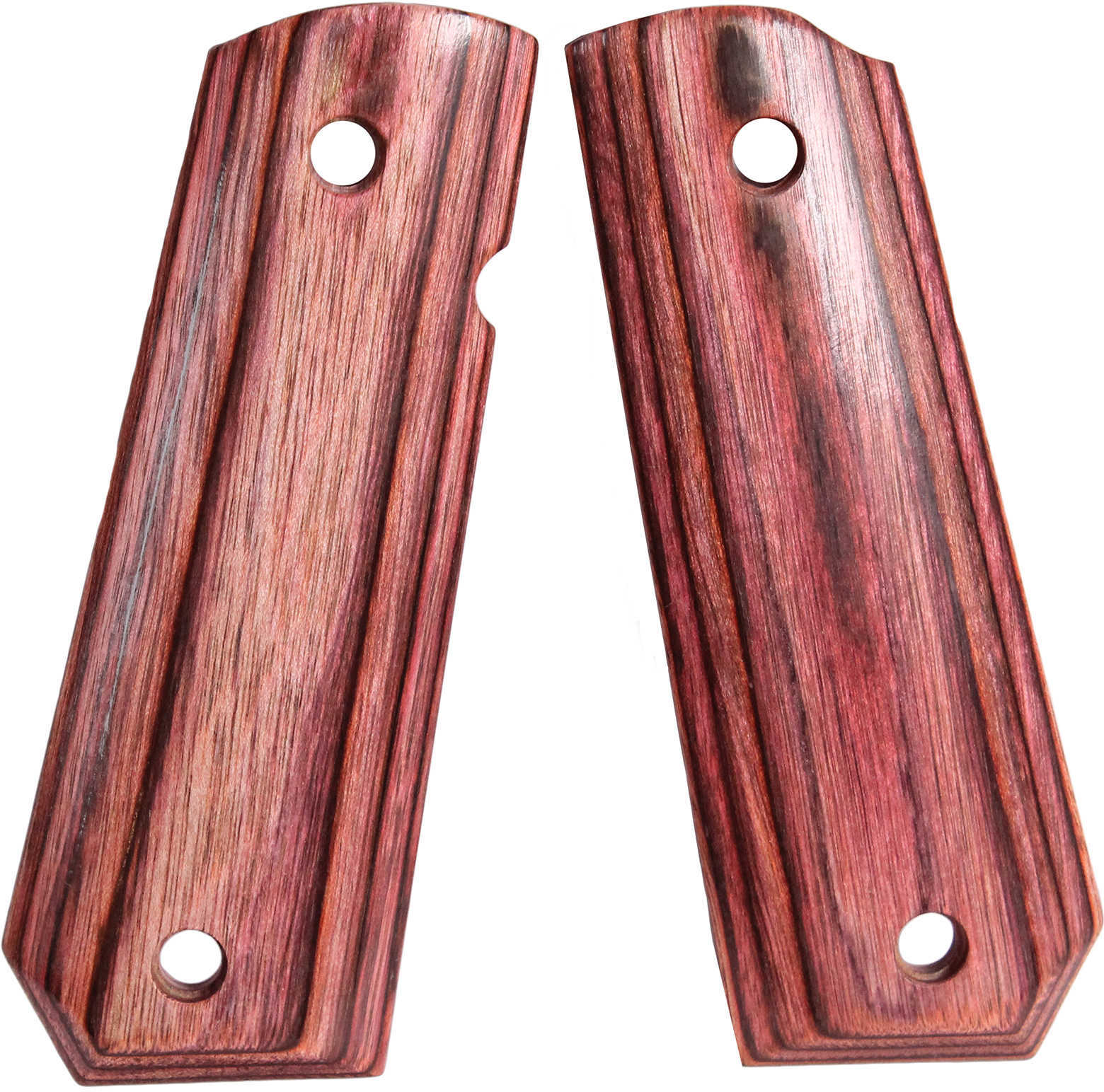 Hogue 1911 Government Grips Bobtail, Ambidextrous Safety Cut, Smooth, Rosewood Laminate