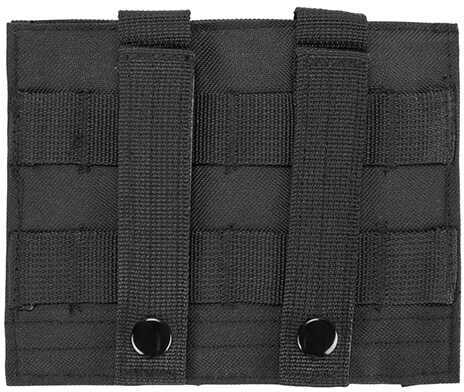 NCSTAR Triple Pistol Magazine Pouch Nylon Black MOLLE Straps for Attachment Fits Three Standard Capacity Double Stack Ma