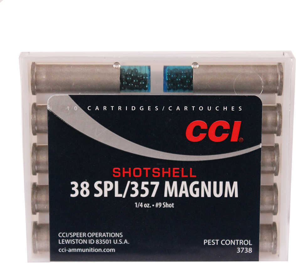 38 Special 10 Rounds Ammunition CCI N/A Shotshell