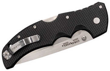 Cold Steel Recon 1 Clip Point Plain Edge, Folding Pocket Knife, 4" American S35VN Blade G-10 Handle, Black