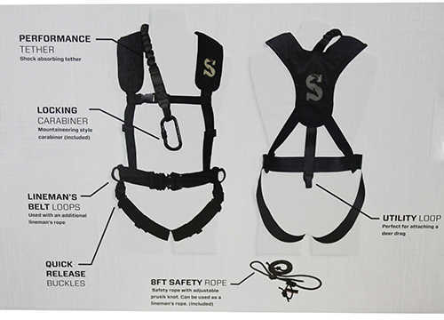 Summit Treestands Safety Harness Sport, Men, Large Md: SU83089