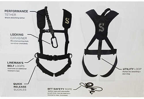 Summit Treestands Safety Harness Sport, Men, Medium Md: SU83088