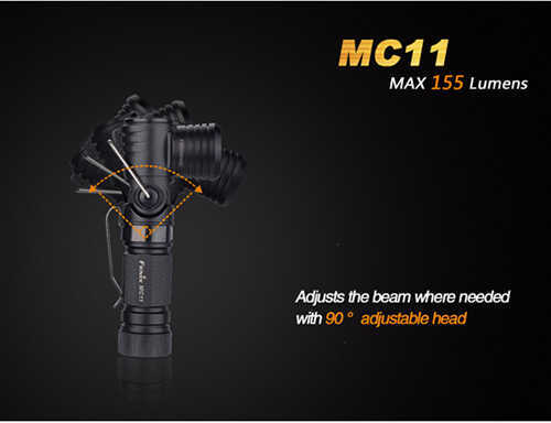 Fenix Lights 155 Lumen Mc Series Black Md: Mc11G2