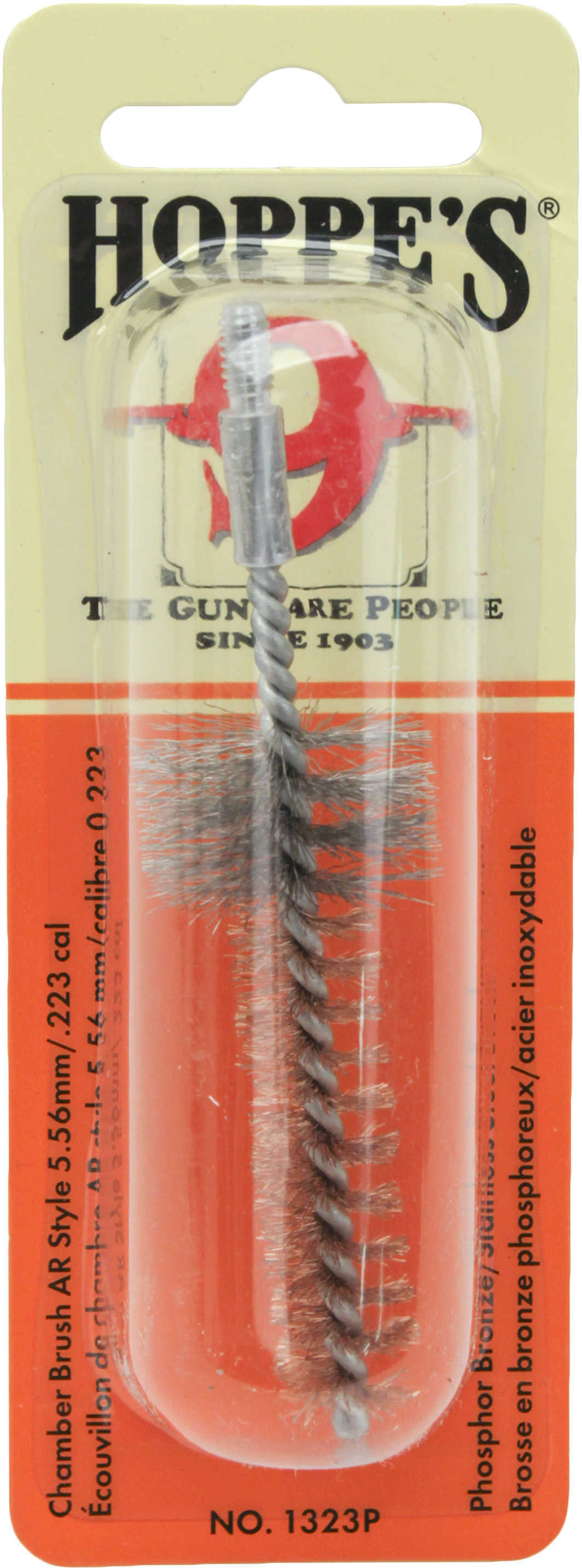 Hoppe's AR-15 Rifle Single Chamber Brush 5.56mm NATO/.223 Remington, Blister Card 1323P