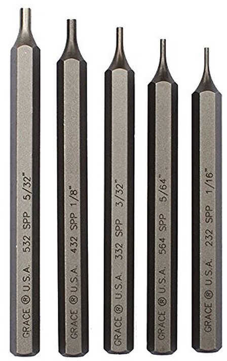 Grace USA Tools Starter Short Pin Punch Set