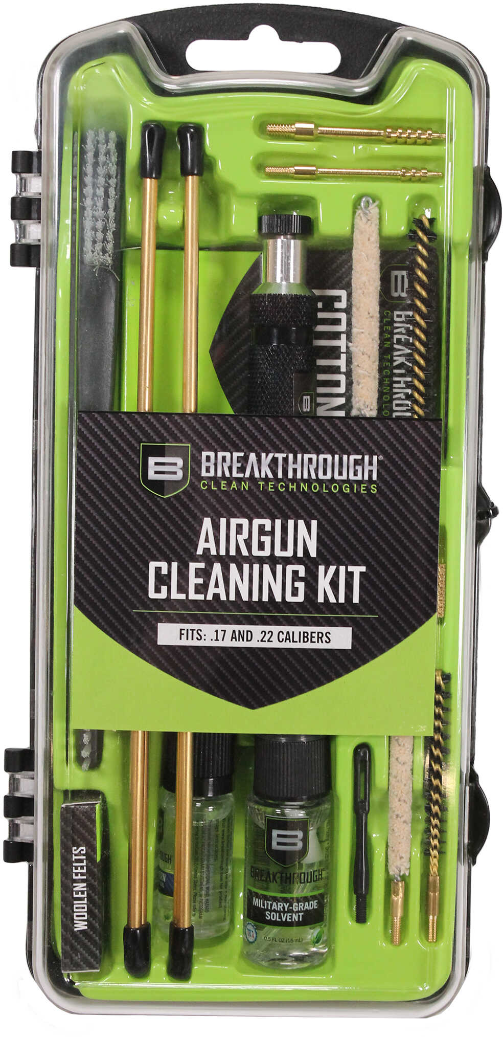 Vision Series Cleaning Kit .17/.22 Calibers (Airgun) Md: BT-CCC-AG