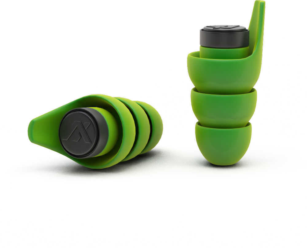 SportEar XP Series Reactor Ear Plugs Green