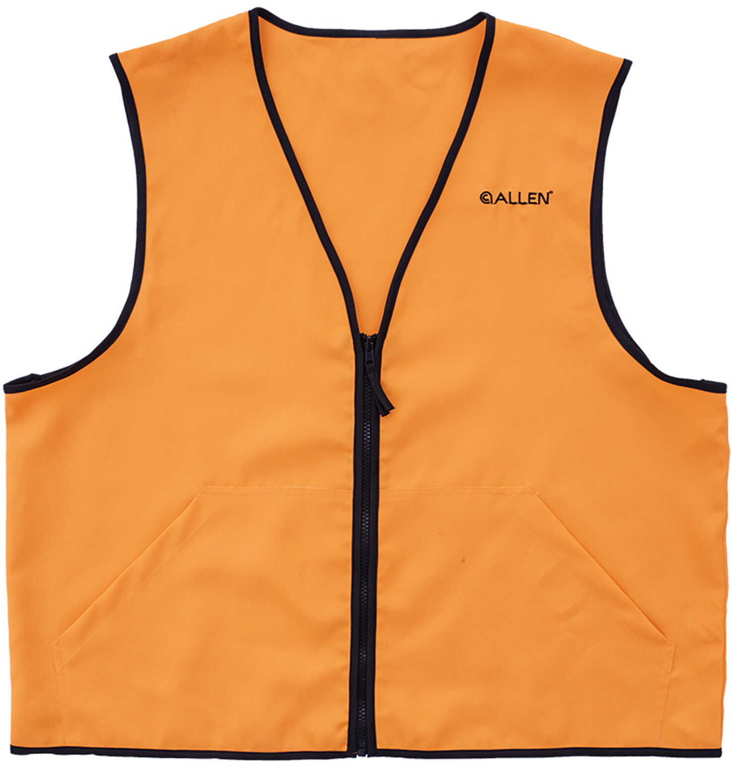 Allen Deluxe Hunting Vest Orange 2Xl Front Pockets-img-1