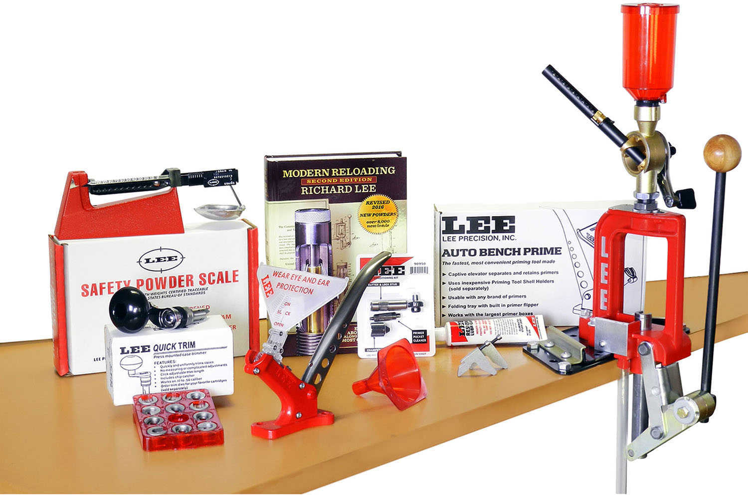 Lee Deluxe Challenger Reloading Press Single Stage Kit 60th Anniversary Kit Model: 90080