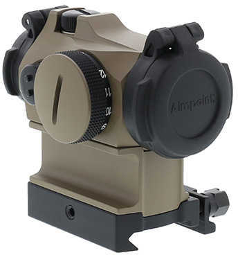 Aimpoint Micro T2 with LRP Mount and 39mm Spacer, 2 MOA Red Dot Sight, Flat Dark Earth
