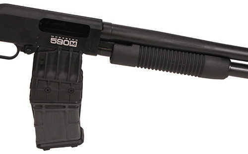 Mossberg 590 M Mag-Fed Pump Action Shotgun 12 Gauge 2-3/4" Chamber 18.5" Heavy Walled Barrel 10 Round DBM Synthetic Stock Matte Black